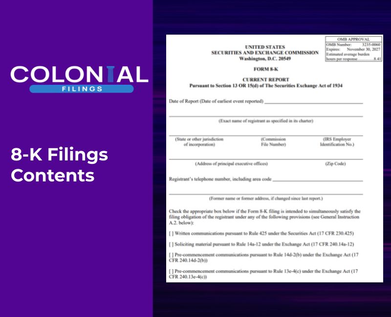 What Is Included in 8-K Filings?